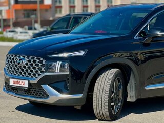 2022 Hyundai Santa Fe IV Рестайлинг, чёрный, 6400000 рублей, вид 4