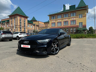 2018 Audi A7 55 TFSI II (4K), синий, 5500000 рублей, вид 1