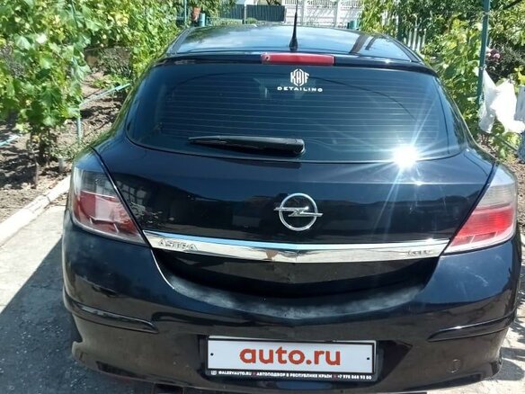 2007 Opel Astra GTC H Рестайлинг, чёрный - вид 2