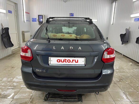 2018 Lada (ВАЗ) Granta I Рестайлинг, серый, 730000 рублей - вид 5