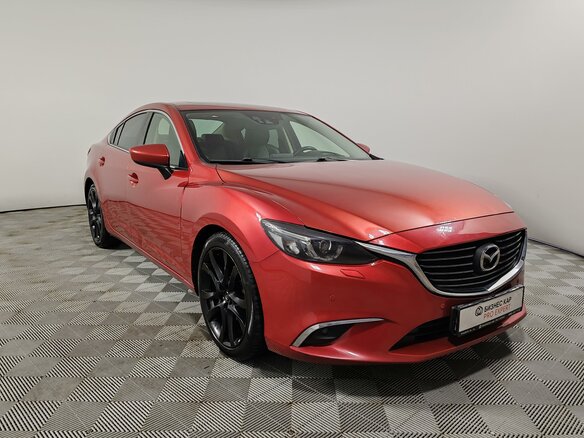 2016 Mazda 6 III (GJ) Рестайлинг, красный, 1700000 рублей - вид 2