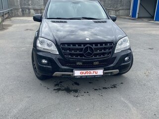 2010 Mercedes-Benz M-Класс 350 II (W164) Рестайлинг, чёрный, 1700000 рублей, вид 2