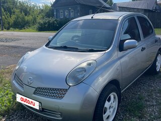 2003 Nissan March III (K12), серебристый, 375000 рублей, вид 1