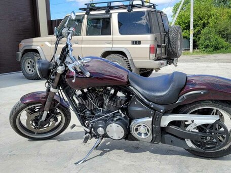 2005 Yamaha XV 1700 Warrior, пурпурный, 800000 рублей, вид 4