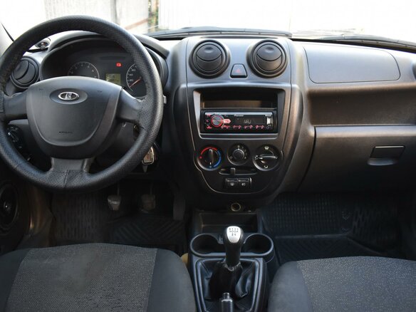 2012 Lada (ВАЗ) Granta I, серебристый - вид 7