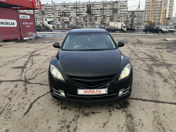 2008 Mazda 6 II (GH), чёрный, 620000 рублей - вид 3