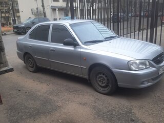 2007 Hyundai Accent ТагАЗ II, серебристый, 300000 рублей, вид 3