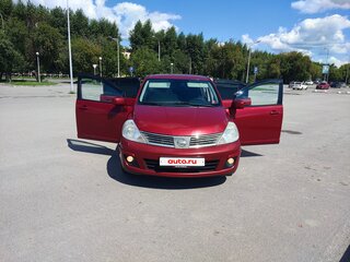 2008 Nissan Tiida I, красный, 595000 рублей, вид 5