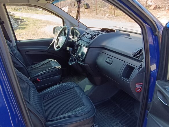 2014 Mercedes-Benz Vito 110 CDI L2 II (W639) Рестайлинг, синий, 2670000 рублей - вид 13