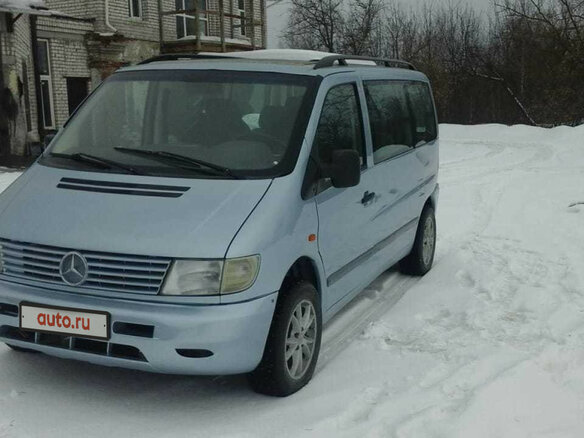 1996 Mercedes-Benz Vito 113 I (W638), серебристый - вид 1