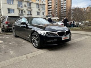 2017 BMW 5 серии 530i xDrive VII (G30/G31/G38), чёрный, 3000000 рублей, вид 2