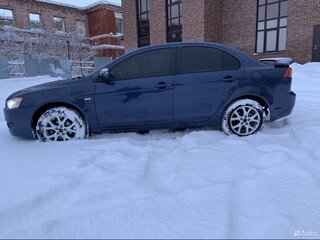 2008 Mitsubishi Lancer X, синий, 785000 рублей, вид 4