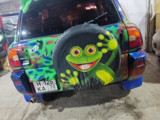 1996 Toyota RAV4 I (XA10), пурпурный, 550000 рублей, вид 5