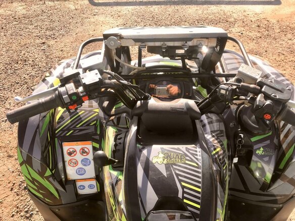 2014 Yamaha Grizzly 700, чёрный - вид 10