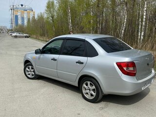 2012 Lada (ВАЗ) Granta I, серебристый, 390000 рублей, вид 4