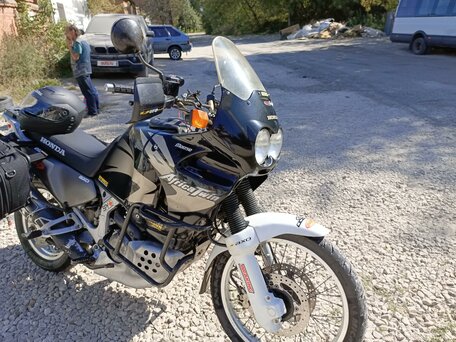 1996 Honda XRV 750 Africa Twin, чёрный, 450000 рублей, вид 2