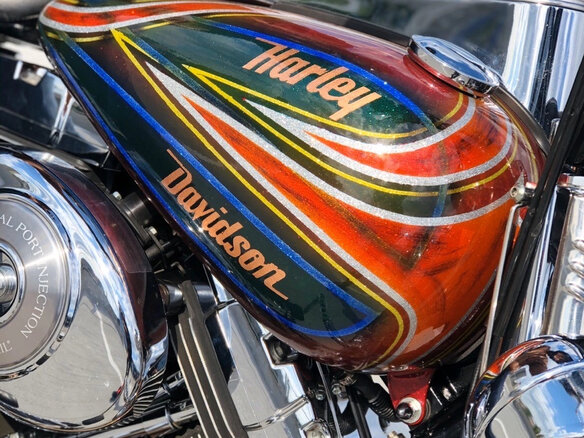 2004 Harley-Davidson Softail Custom, красный, 1188668 рублей - вид 17