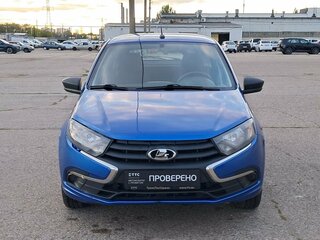 2018 Lada (ВАЗ) Granta I Рестайлинг, синий, 435000 рублей, вид 2