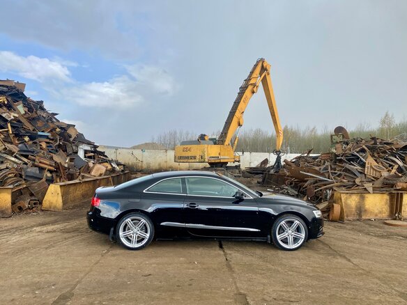 2012 Audi A5 I (8T) Рестайлинг, чёрный - вид 7