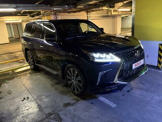 2018 Lexus LX 570 III Рестайлинг 2, синий, 9500000 рублей, вид 5