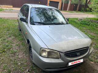2000 Hyundai Accent II, серебристый, 150000 рублей, вид 2