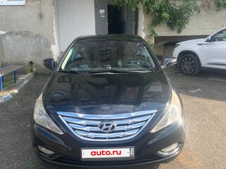 2010 Hyundai Sonata VI (YF), чёрный, 850000 рублей, вид 1
