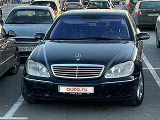 1999 Mercedes-Benz S-Класс 320 Long IV (W220), синий, 1200000 рублей, вид 4
