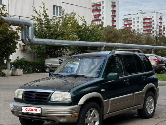 2001 Suzuki Grand Vitara I Рестайлинг, зелёный, 380000 рублей