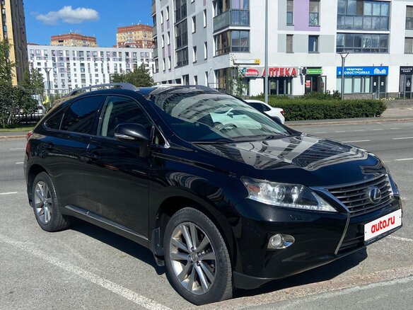 2012 Lexus RX 350 III Рестайлинг, чёрный, 3000000 рублей - вид 6
