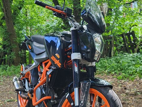 2014 KTM 390 Duke, чёрный, 370000 рублей, вид 1