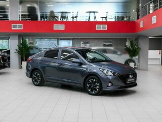 2021 Hyundai Solaris II Рестайлинг, серый, 1390000 рублей, вид 3