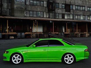 1993 Toyota Mark II VII (X90), зелёный, 660000 рублей, вид 2