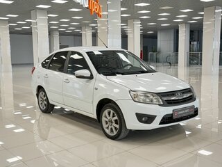 2014 Lada (ВАЗ) Granta I, белый, 314000 рублей, вид 3