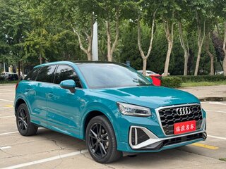 2023 Audi Q2 L 35 TFSI I Рестайлинг, голубой, 1790000 рублей, вид 3