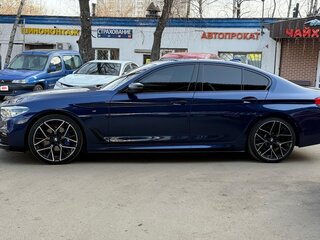 2018 BMW 5 серии 520d xDrive VII (G30/G31/G38), синий, 3200000 рублей, вид 2