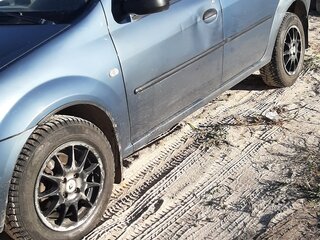 2010 Renault Logan I Рестайлинг, синий, 400000 рублей, вид 2