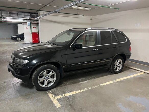 2004 BMW X5 4.4i I (E53) Рестайлинг, чёрный - вид 5