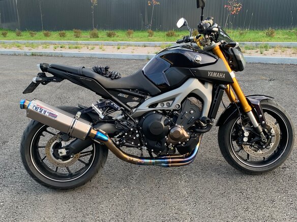 2014 Yamaha MT-09 (FZ-09), фиолетовый, 770000 рублей
