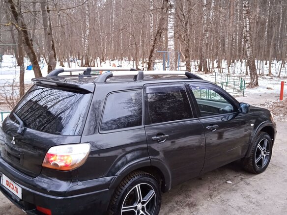 2007 Mitsubishi Outlander I, чёрный, 600000 рублей - вид 3