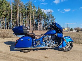 2018 Indian Roadmaster, синий, 1290000 рублей, вид 3