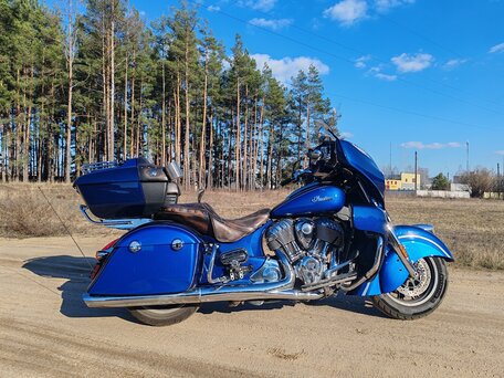 2018 Indian Roadmaster, синий, 1290000 рублей, вид 3