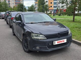 2012 Volkswagen Jetta VI, чёрный, 555555 рублей, вид 2