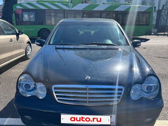 2004 Mercedes-Benz C-Класс 180 II (W203), синий, 699000 рублей - вид 3