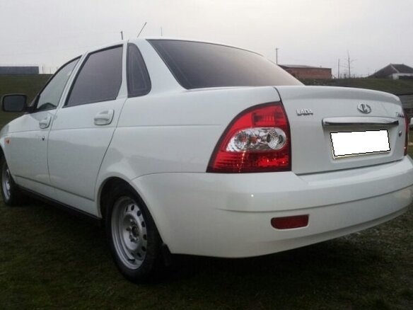 2013 Lada (ВАЗ) Priora I Рестайлинг, белый - вид 4