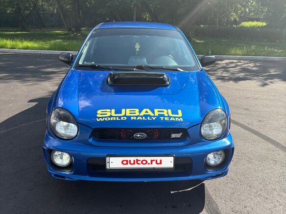 2002 Subaru Impreza WRX II, синий - вид 2