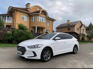 2017 Hyundai Elantra VI (AD), белый, 1170000 рублей, вид 1