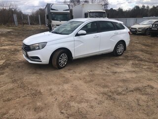 2018 Lada (ВАЗ) Vesta SW I, белый, 635000 рублей, вид 1
