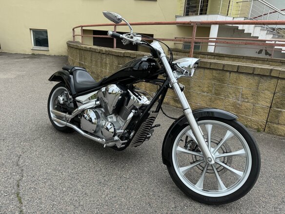 2010 Honda VT 1300CX Fury, чёрный, 800000 рублей - вид 10