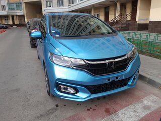 2018 Honda Fit III Рестайлинг, голубой, 1450000 рублей, вид 2