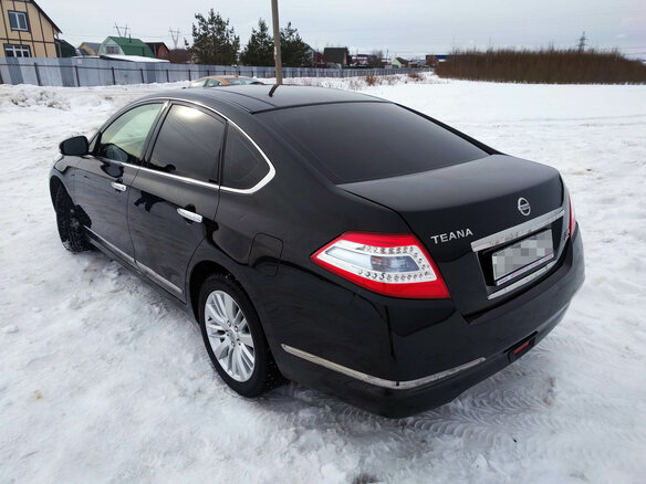 2011 Nissan Teana II (J32) Рестайлинг, чёрный - вид 8